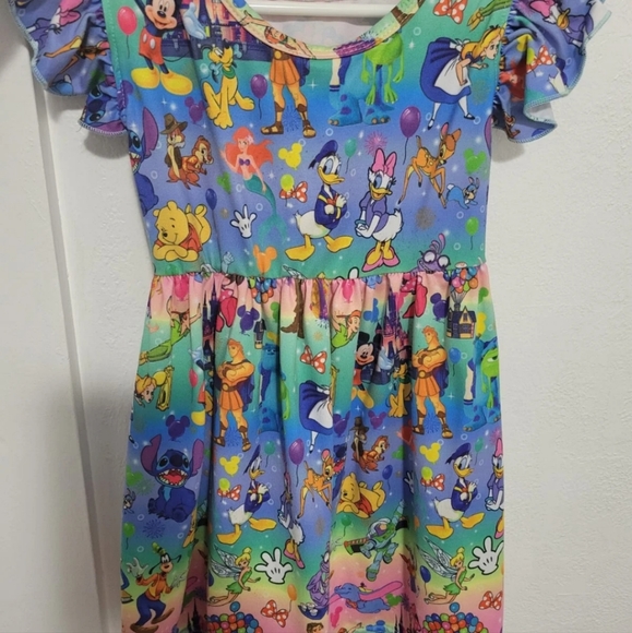 disney milk silk dress Blue Belle Milk Silk Dress 2T